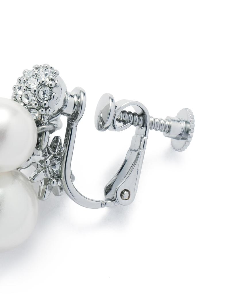 På Pearl Pave Ball Øredobber LAPE0717 W2 [Lanvin Blå] &