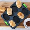 Food Grade Silicone Cake Molds Toast Tray Bread Pan Brownie Dessert Madeleine Cake Moulds Baguette Baking Tools Muffin Bakeware