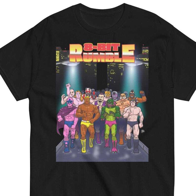 8-bit Rumble shirt Unisex T-Shirt XXL