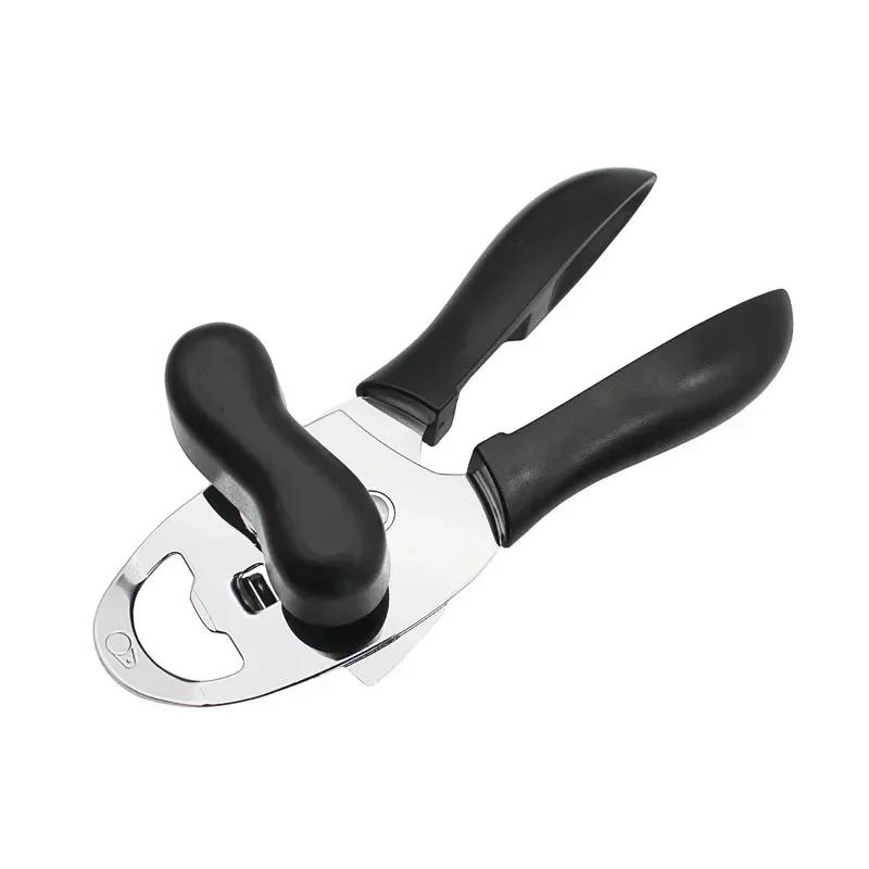 Stainless Steel 4 In 1Can Opener Manual Can Opener Screw Cap Bottle Opener Multifunctional Kitchen Accessories Household Gadgets