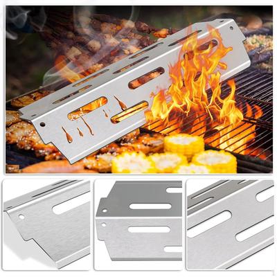 Grill Heat Plate Deflector Heavy Duty ,Sturdy,Outdoor Cooking Professional Replacement Bbq