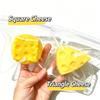 ASMR Knuspriges Käse-Quetschspielzeug Weicher Knet-Käseblock Stressabbau Fidget Toy Sensorisches Entspannungsspielzeug für Zuhause Büro