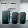 Smart Long-Range Wireless Doorbell with Remote Control - Dual Receiver System.