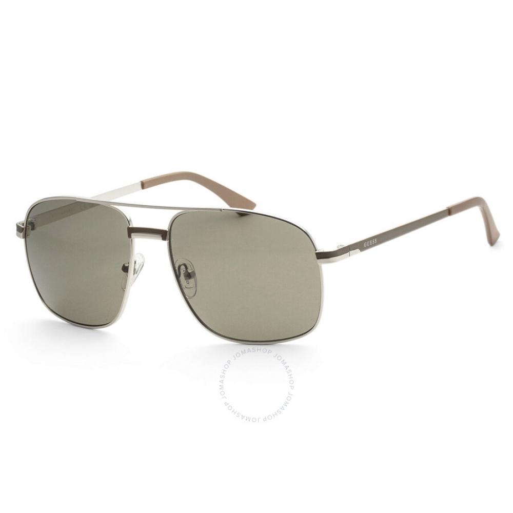 

Guess Factory Green Navigator Men s Sunglasses GF0238 11N 57