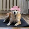 Haustierhut Atmungsaktiver Sonnenschutz Katzenhut Schleife Prinzessinnen-Stil Ohrloch Hundekappe Für Katzen Und Hunde
