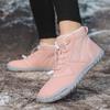 Men's and Women's Non-slip Five-finger Cotton Snow Boots with Thick Velvet Lining.