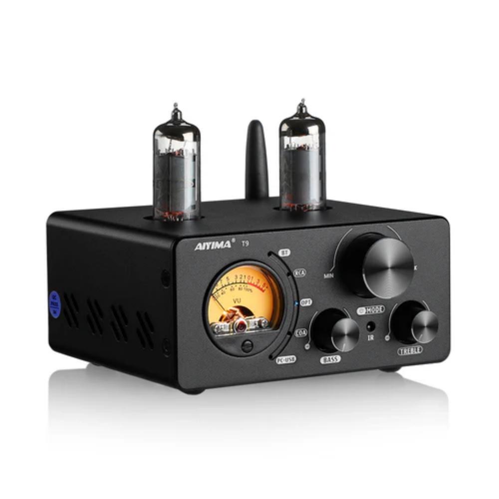 Power amplifier AIYIMA T9 melns