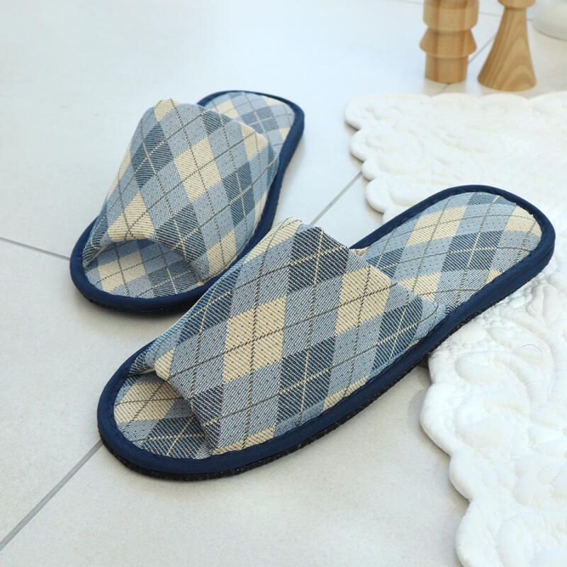 Retro jacquard indoor slippers for women, choose one of four colors