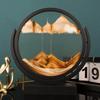 Rotatable 3D Sandscape Moving Sand Art Picture Round Glass Deep Sea Hourglass Quicksand Flowing Sand Painting Home Decor Gifts