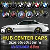 4 stk 56MM 60MM 65MM Bilfelgnavsenterdeksler Dekal Felgdeksel Merke Emblemer for BMW E39 E87 E60 E46 E53 E90 F10 F20 F25 F30 X5