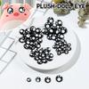 20/40pcs Black Kids DIY Toys Children Plush Doll Accessories Safety Eyes Puppet Crafts For White Bear