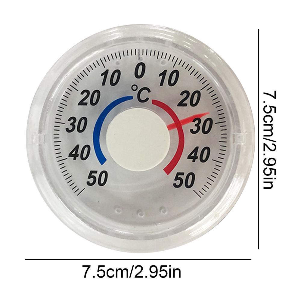 Outdoor Window Thermograph Outdoor Temperature Stick Analog Thermograph Two-Color Scale Equipment Weather Monitor For Apartment белый