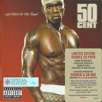 CD 50 CENT Get Rich or Die Tryin 4935642 SHADY 2003 Europa Rap HipHopRB Begagnad