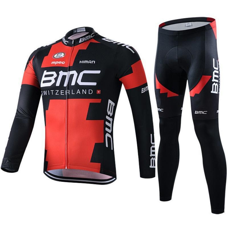 Cross-border hot-selling spring, autumn and summer long-sleeved cycling suit, breathable and quick-drying bicycle suit, drawing design