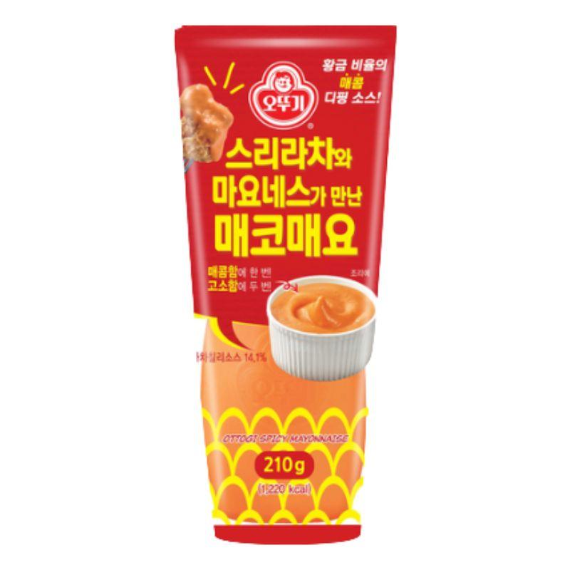 Otoki Sriracha Mayo Korean Spicy Mayonnaise Sauce Creamy Dipping Sauce 210g 1ea/2ea 1ea