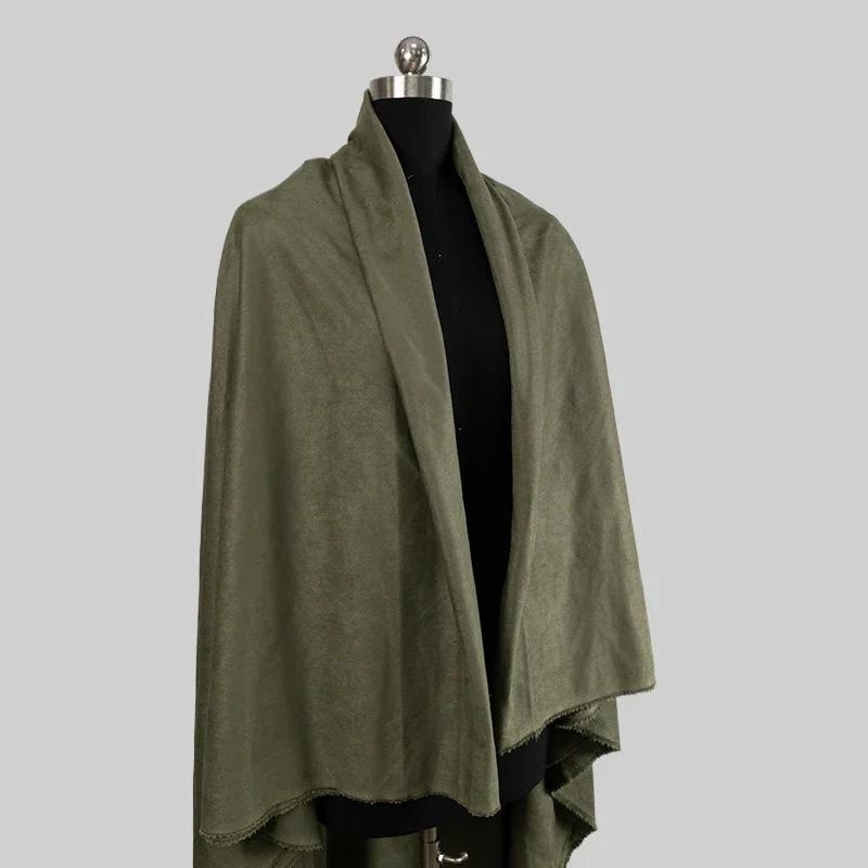 50x155cm Pure Polyester Material Frosted Suede Fabric Super Soft Ultra-fine Clothing Designer Cloth Apparel for Diy Sewing
