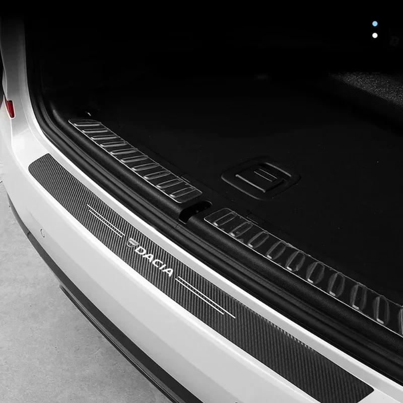 1 szt. Ochronna Naklejka na Zderzak Tylnych Drzwi Bagażnika Samochodu dla DACIA Spring Logan Duster Sandero Lodgy Bigster Stepway Dokker Jogger
