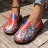 Women Sneakers 2024 New Breathable Lightweight Casual Sneakers Women Fashion Slip on Flat Print Designer Shoes Zapatos De Mujer