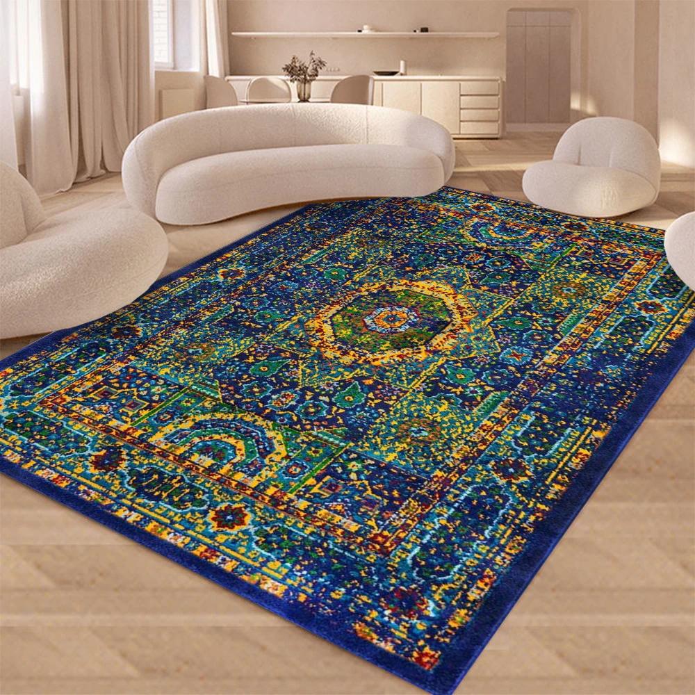 Bohemianischer Outdoor-Teppich für Anti-Schimmel, feuchtigkeitsbeständig und schmutzabweisend, Sommerterrasse, Campingmatten, Heimdekorations-Teppiche