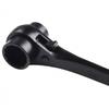Ratchet Wrench 240-415mm Length Black For Car Maintenance