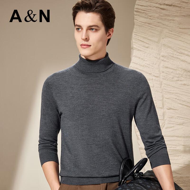 Antonio Men's 100% Cashmere High-Neck Sweater