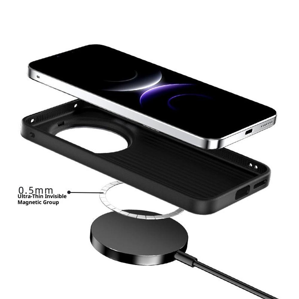 ABEEL For Huawei Mate 80 Pro Magnetic Case Micro-Embossing 6D Printed PC TPU Aluminum Alloy Leather Phone Cover