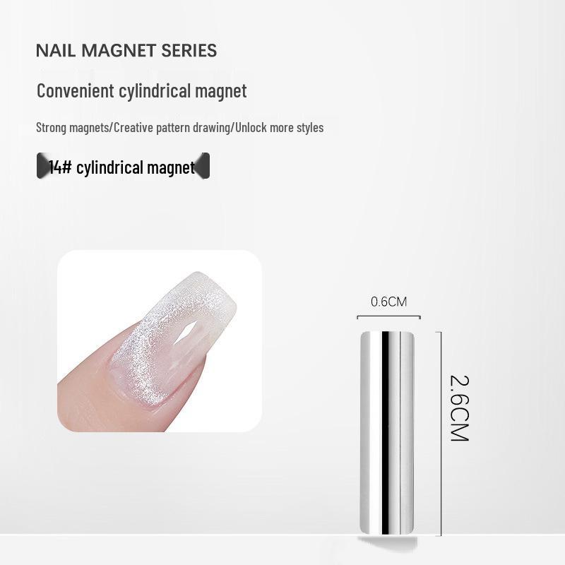 Nail Art Magic Wand: Double-Headed Cat Eye Gel Thickened Magnet