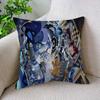 Anime Cookie Run K-Kingdom Cushion Cover Car Throw Pillow Case For Sofa Car Christmas Gift 40x40cm 45x45cm