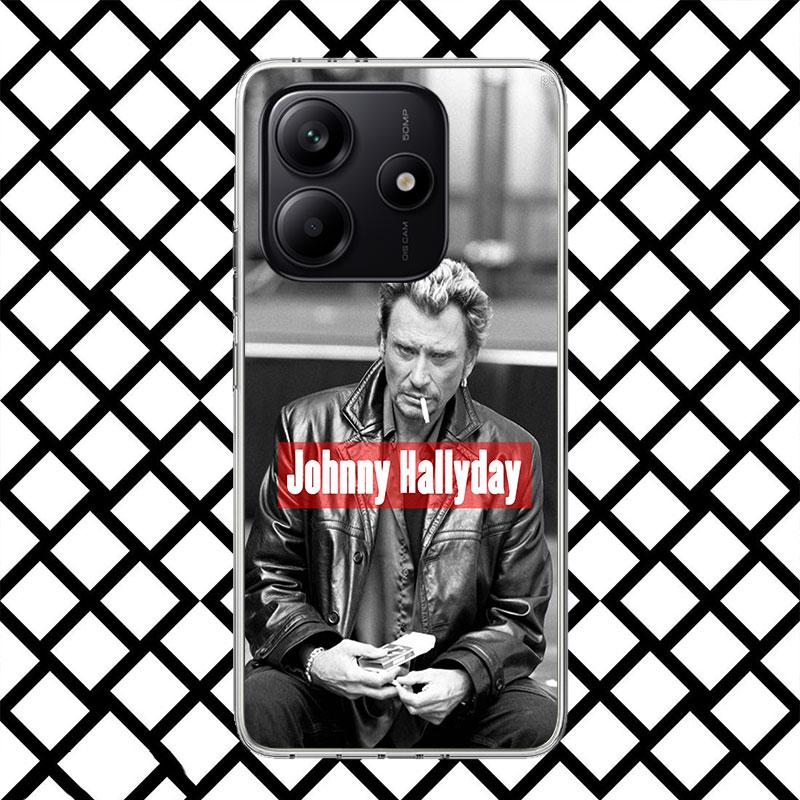 Johnny Hallyday Music Phone Case for Xiaomi Redmi Note 15 14 14S 13 12 12S 11 Pro Plus 11E 11T 11S 10S 5G Soft Cover Fundas Redm