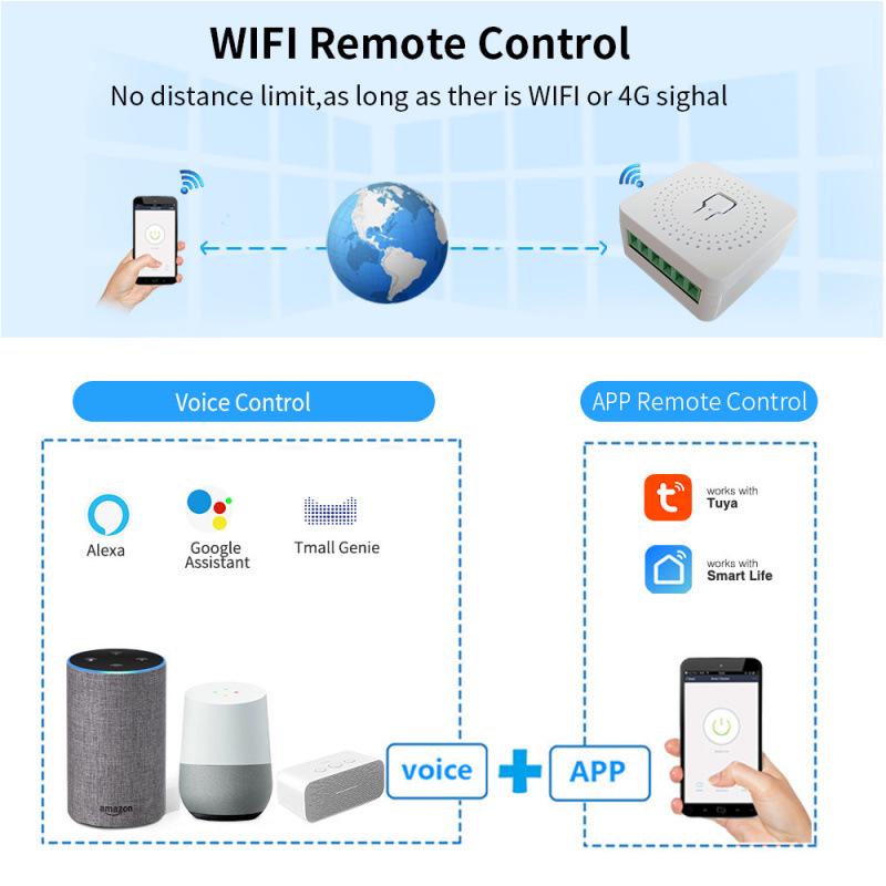 Tuya WiFi Smart Switch: App & Alexa Voice Control, Connects To Dual Control Switch