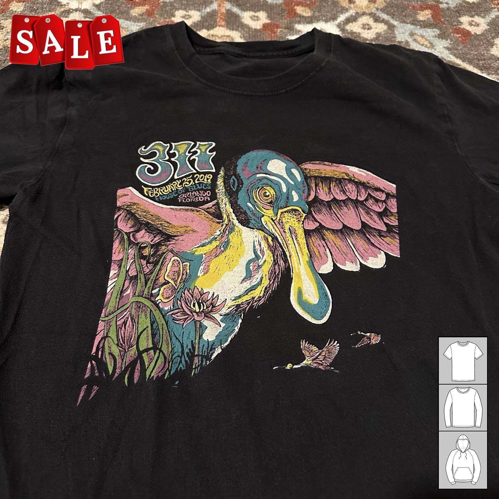 New 311 Band House Of Blues Orlando Gift For Fans Unisex All Size Shirt LW854 XXL