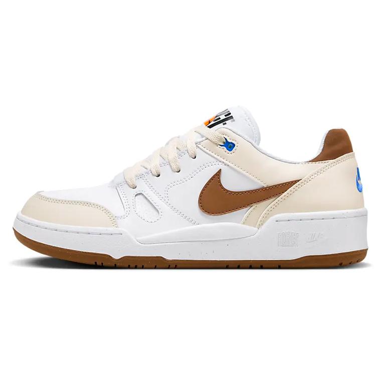 Nike Full Force Slip Resistant Abrasion Resistant Low top Skateboard Shoes Men's Beige Brown HJ3485-121(Team56-)