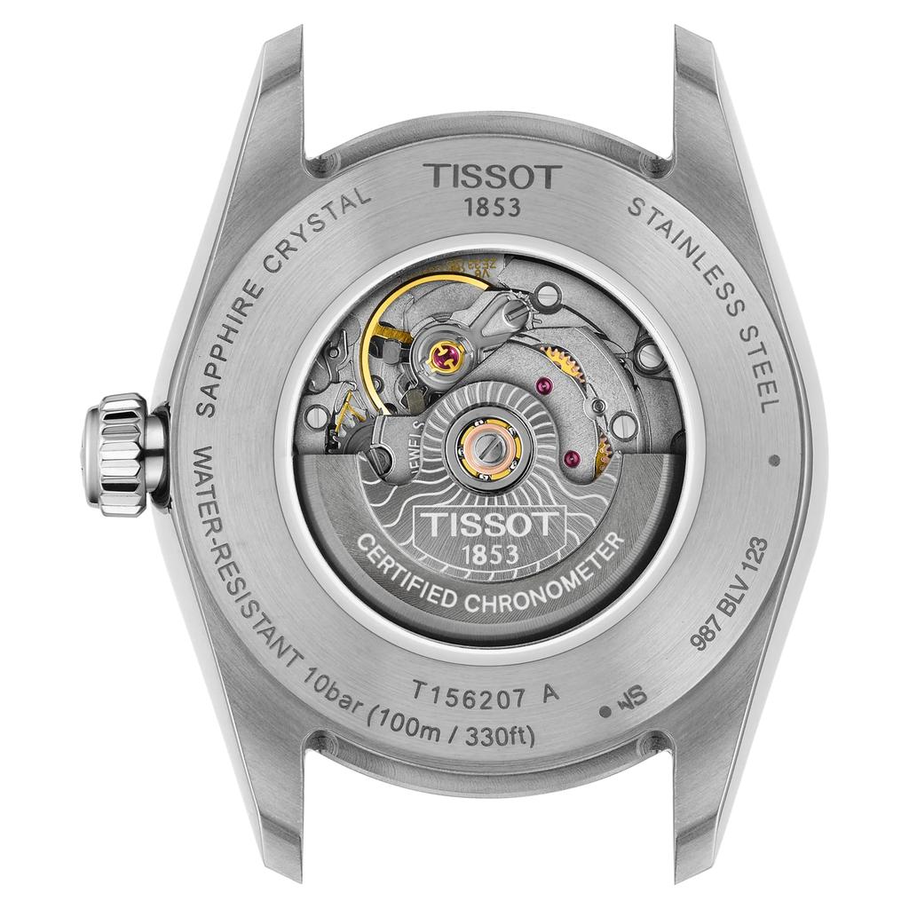 Tissot Stainless Steel ice blue Dial Men's Fashion Watch T156.208.11.353.00