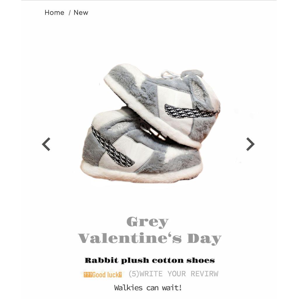 "Douyin-Inspired AJ1 Coconut Slippers: Retro Cotton Home Footwear for Couples"