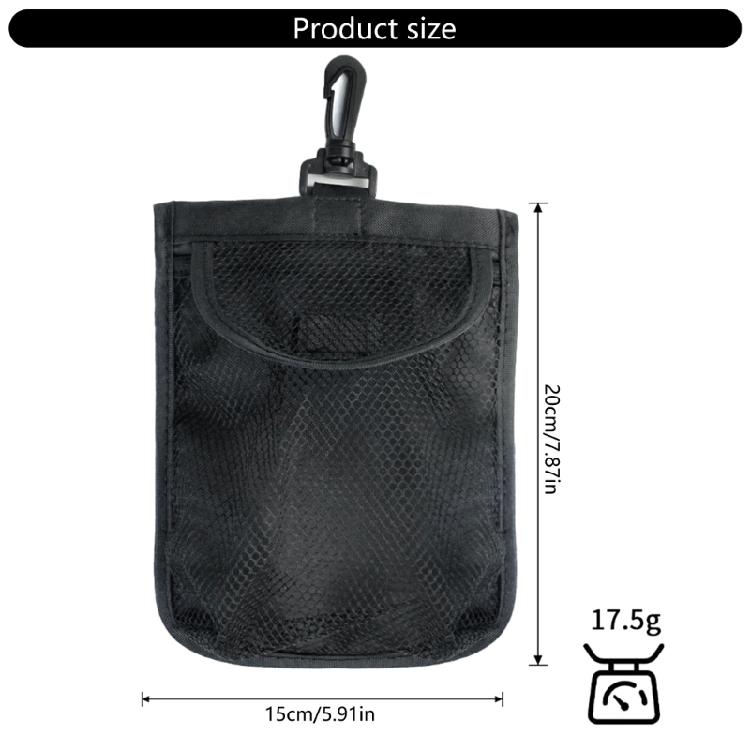 Water Resistant Golf Ball Organizer High Capacity Golf Ball Organizer Bag for 18 Balls Sports Equipment