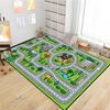 Child Road Traffic Carpet Cartoon Car Toys Area Rug for Boys Girls City Life Educational Rugs Baby Room Bedroom Nursery Play Mat