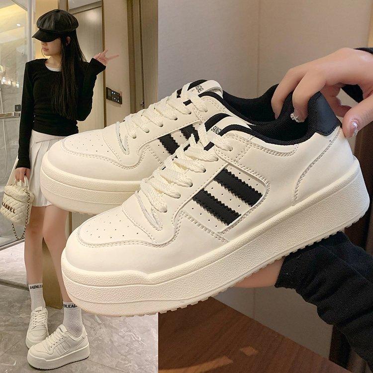 Breathable thick-soled autumn new retro lightweight ins niche sports and leisure shoes