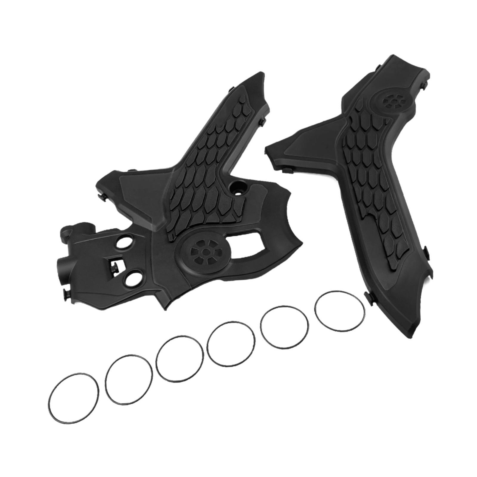 

Защита рамы мотоцикла Премиальные запасные части Заменяет аксессуары Высокопроизводительная боковая защитная крышка для Honda Crf300L чёрный