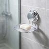 Wall Mounted Soap Dish for Shower Suction Cup Soap Tray Reusable Soap Sponge Holder Bathtub