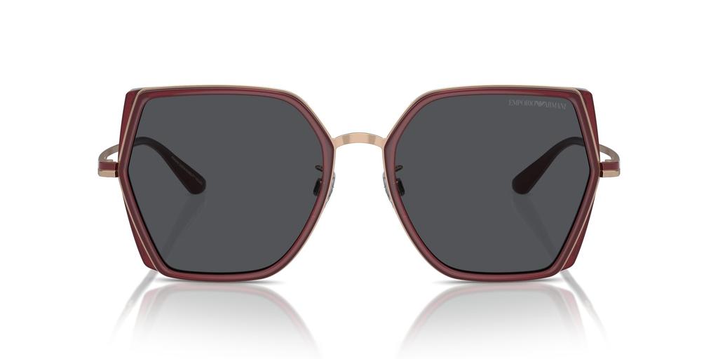 Emporio Armani Sunglasses EA2142D Shiny Rose Bordeaux 56 Women's Gold/Opal
