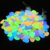 Luminous Pebbles Glow in The Dark Garden Stones Night Guide Outdoor Decorative Rocks for Pathways Fish Tanks Aquariums Backyard Landscaping Decor