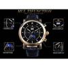 Forsining Herrenmode Freizeit Kalender Tourbillon Automatische Mechanische Uhr