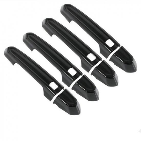 For Cadillac ATS XTS CT6 XT4 XT5 XT6 Gloss Black SmartKey Door Handle Cover Trim