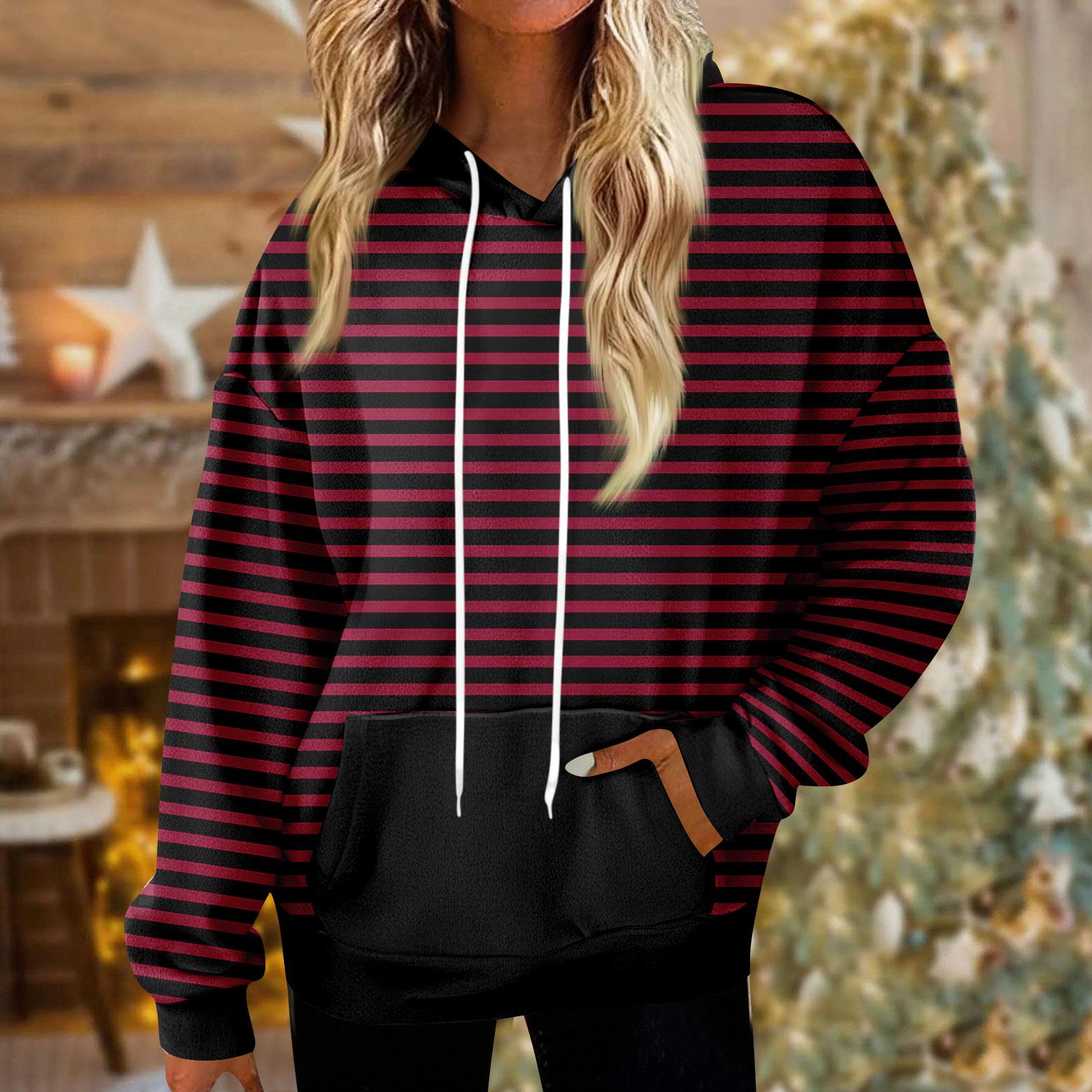 

Толстовки для женщин оверсайз зимние плюшевые милые свитшоты пуловер модная осенне-зимняя одежда XL винный