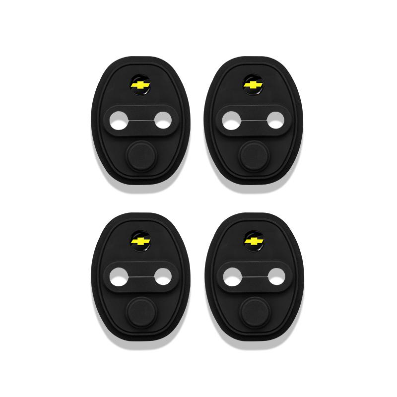 4 Stück Automobil Silikon Türschlossabdeckung Schutzkappe Aufkleber Für Chevrolet Silverado Impala Malibu Equinox Cruze Camaro Aveo