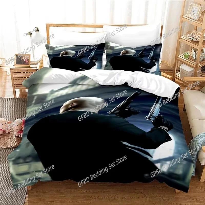 Comforter Game Hitman Killer Bedding Set For Bedroom Soft Modern S Comefortable Kids And