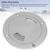 4 Inch Round Boat Hatch Detachable Cover 316 Stainless Steel Non Slip Deck Plate Inspection Hatch for Marine Yacht Ship