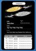 Sequin Long Cast Leech Iron Plate Vib Micro Lure for Freshwater Mandarin Fish & Aspius