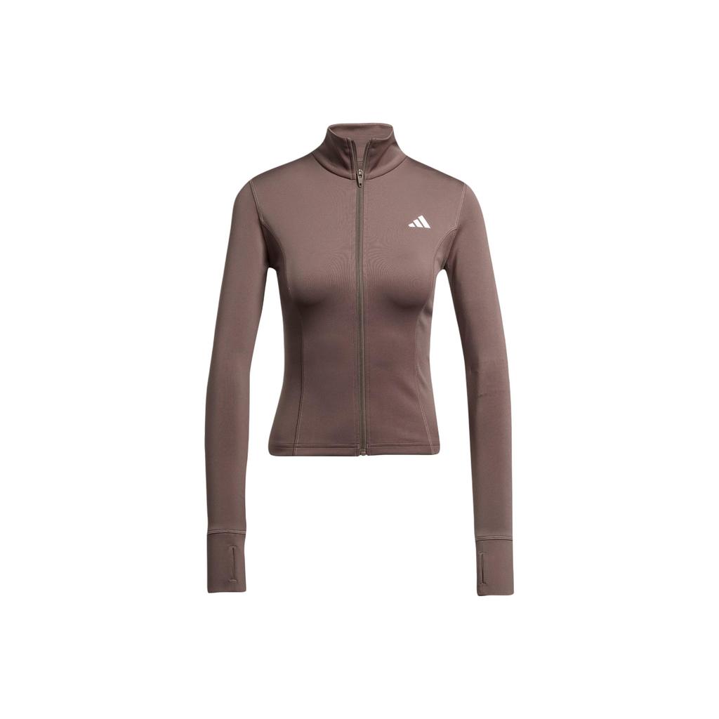 Adidas Optime Essentials Quick-Dry Half-High Neck Sports Slim Jacket Women Jacket JW2802