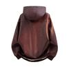 American retro men's leather jacket pu leather tooling old money wind tough loose locomotive leather jacket men's top